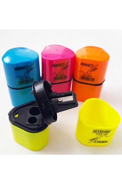 Mahi Max Perfect Grip Auto Iki Bölmeli 3 Girişli Üçgen Kalemtıraş 1 Adet
