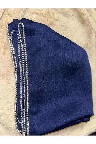 Elif COSİE DARK BLUE STONE SILVER SPECIAL DESIGN SWALL