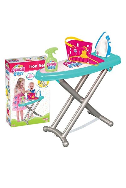 DEDE Candy Toy Set - Cleaning Trolley and Ironing Board Educational Toy