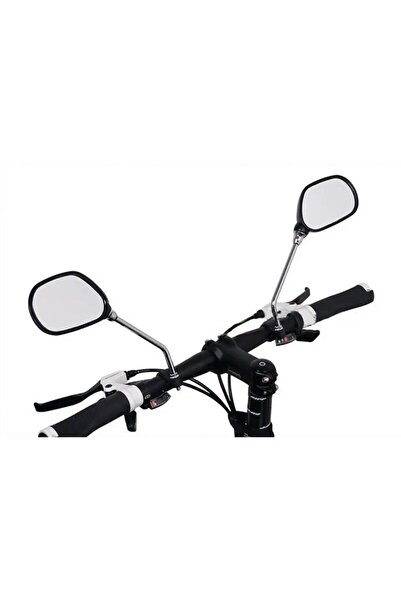 ROBESBON Bisiklet Ve Elektrikli Bisiklet Reflektörlü Gidon Aynası, Dikiz Aynası
