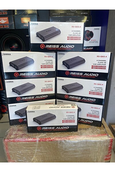 Boschmann Rs-q60 4 Kanal 4x60 Rms Amfi