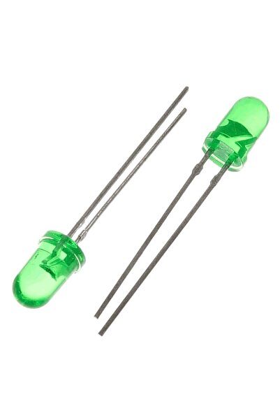 Arduino Led Yeşil 5mm 100 Adet