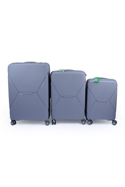 United Colors of Benetton 14BNT3000 3'LÜ SET Polipropilen Kırılmaz Valiz