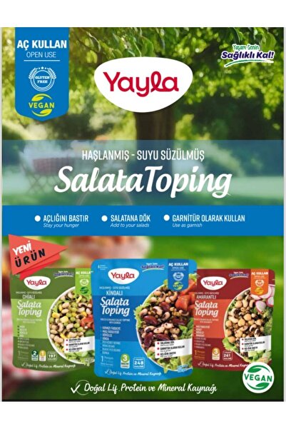 Yayla Haşlanmış Suyu Süzülmüş Kinoalı Salata Toping 150 gr