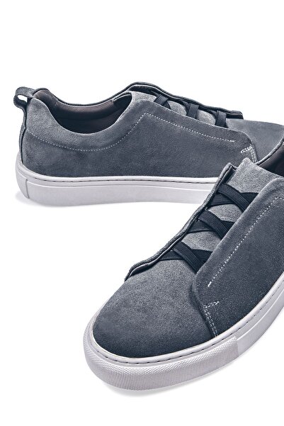 Vantaggio Pantofi pentru bărbați din piele intoarsa - Nexus gri, pantofi elastici