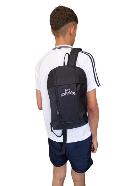 mygeppetobag 10 Lt Unisex Black Back Sports Hiking Camping Bicycle Bag