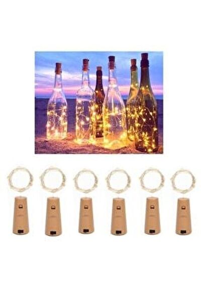 Leddünyası Tıpa Mantar Led 3 metre 6 Adet