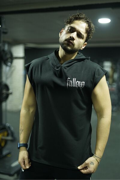 Oxlade Чоловічий спортивний костюм з капюшоном - чорний