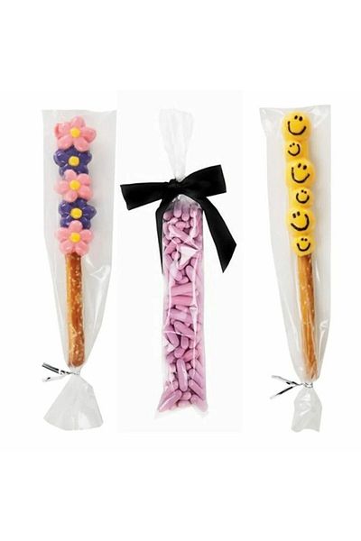 ŞEKERCİYAŞAR Thin Long Finger Lolly Candy Bag 75 Pieces