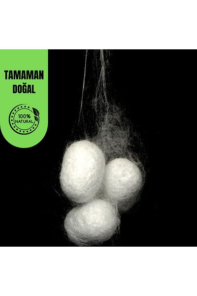 UNIQUE SHOW Natural Silkworm Cocoon Facial Peeling (36 Pieces)