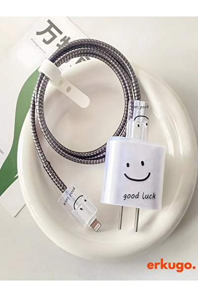 DÖFİER Iphone 18w/20w Uyumlu Şarj Aleti Kılıfı, Şarj Kablosu Örme Aparatı, To...