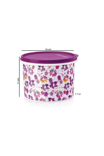 Tupperware Cylinder Storage Container 1.1 Lt Refrigerator Storage Container Hsgl