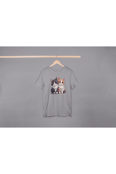 LAND MODA Tricou oversize din bumbac unisex - simplu, țesătură 30/1