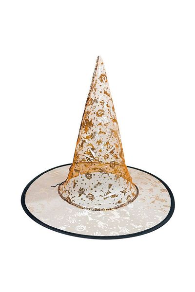 DÜVENCİ TİCARET Patterned Halloween Witch Hat