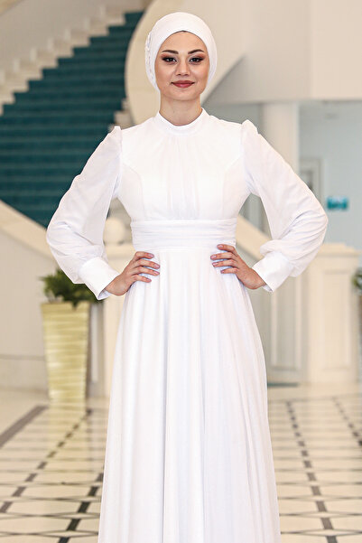 Ahunur Βραδινό φόρεμα Hijab Kübraca Plus Size