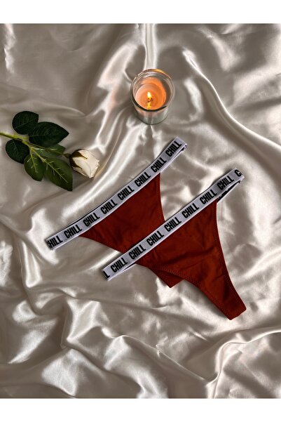 beshineunderwear Kiremit Top Shop İkili Tanga