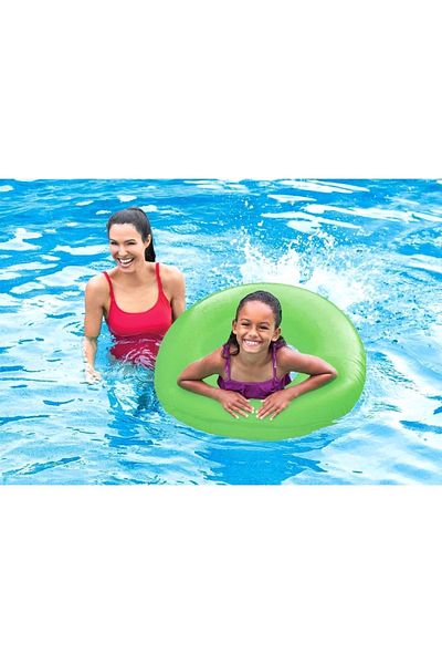 Intex Neon inflatable Bagel - Colorful Phosphorescent Sea Ring - 91 cm