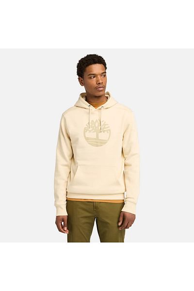 Timberland Ανδρικό μπεζ φούτερ - Φούτερ με λογότυπο Kennebec River Tree, Tb0a2bjhefl1