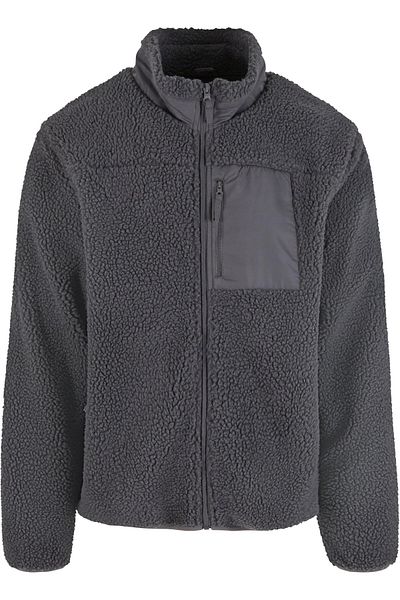 Urban Classics Teddyjacke mit Stehkragen