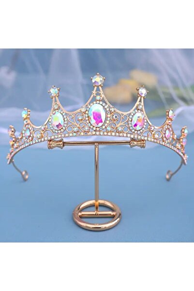 GlassySKY تاج الأميرة جوهرة لحفلة عيد الميلاد - موديل K2