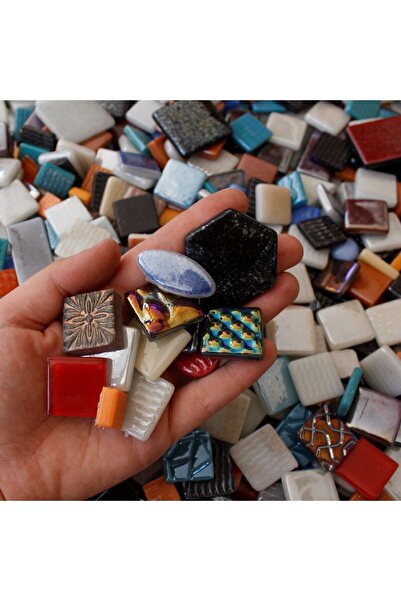 Sanatsal Mozaik Karışık 1 Kg Sanatsal Cam Mozaik Taşı