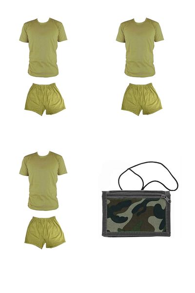 giyimsepeti High QualitY BelaYed MilitarY and Master MilitarY - Anti-sweat Undershirt Underwear Set