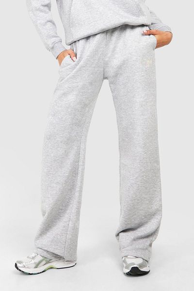 Mythologie WardrobE EssEntials Logo Tracksuit SEt - Gray Jogger Sweatshirt and WidE LEg with Hood