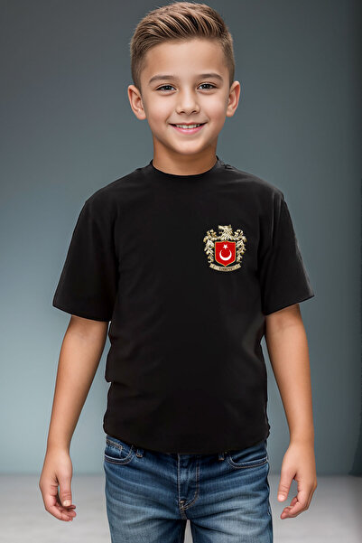 WİDİ Turk Bozkurt și Turcia Steagul turcesc imprimat 100% bumbac Băiat Fată C...