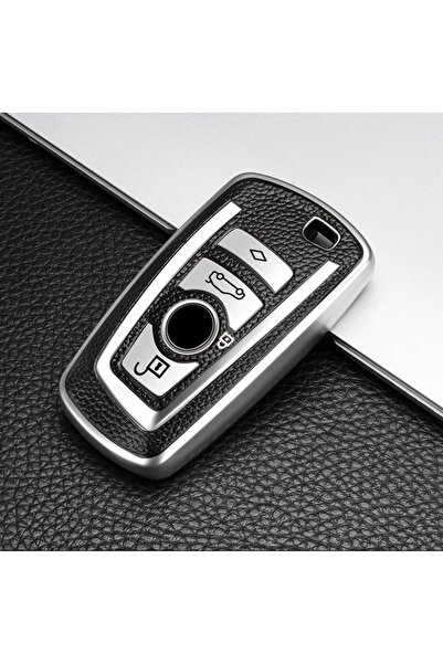 YıldızTuning Husa pentru chei BMW Seria 2 F22 Culoare Argintiu Lux