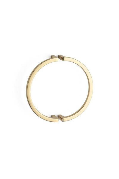 System 128 Mm Altın Rengi Modern Kulp Bir Adet Yarım Kulp - Ssy4701 0128 Gl