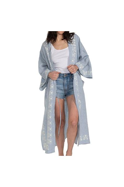 LALAY Blue Asena Caftan Airman