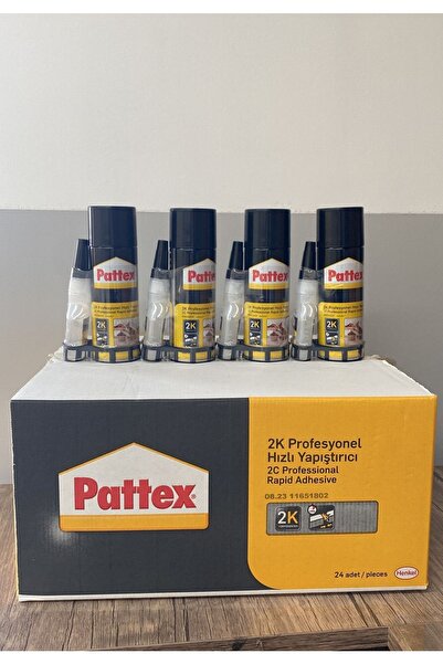 Pattex 2 K Hızlı Yapıştırıcı 400 + 70 Ml 12'li Paket Yarım Koli