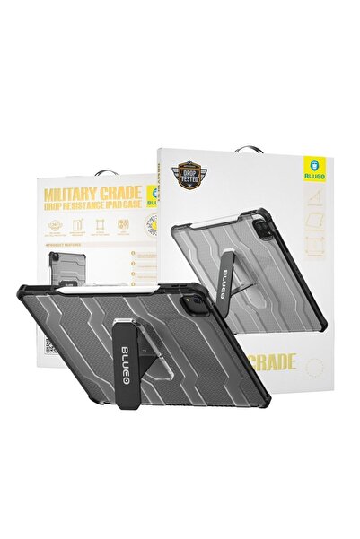 BLUEO iPad Pro 11 / Air 4 10.9 / Air 5 10.9 Black Tablet Case with Resistance...