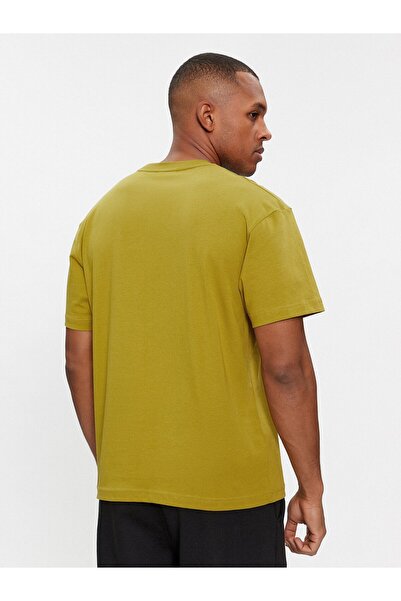 Calvin Klein Erkek Marka Logolu Günlük Kullanım Hardal Sarısı T-Shirt K10K111346-LQY