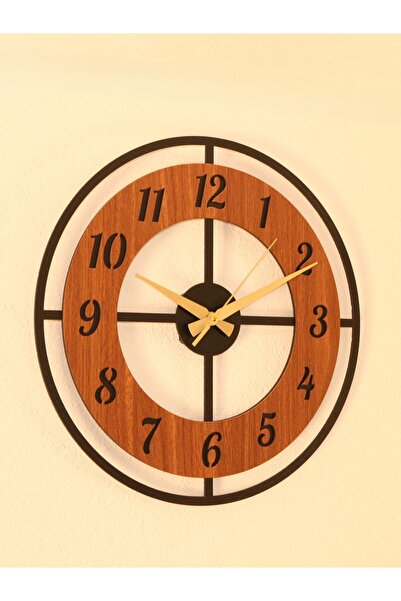 Home Ceviz Siyah Duvar Saati