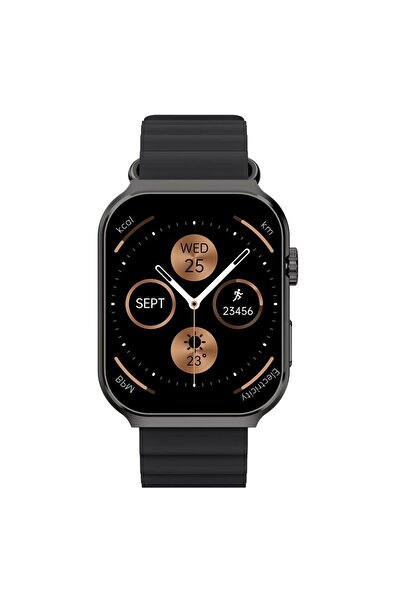 X-Level X-wearsmart 49mm Bluetooth Aramalı Siyah Akıllı Saat