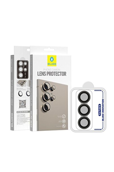 BLUEO واقي عدسة الكاميرا باللون الأسود من سامسونج فولد 6