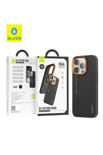 BLUEO حافظة آيفون 14 برو متوافقة مع 2024 من ألياف الأراميد المغناطيسية 600 D ...
