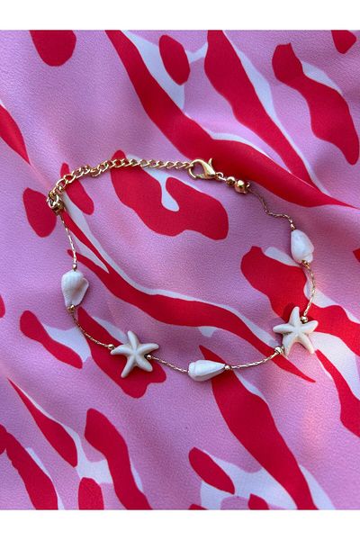 Gigi Starfish Anklet - Sea Shell Design