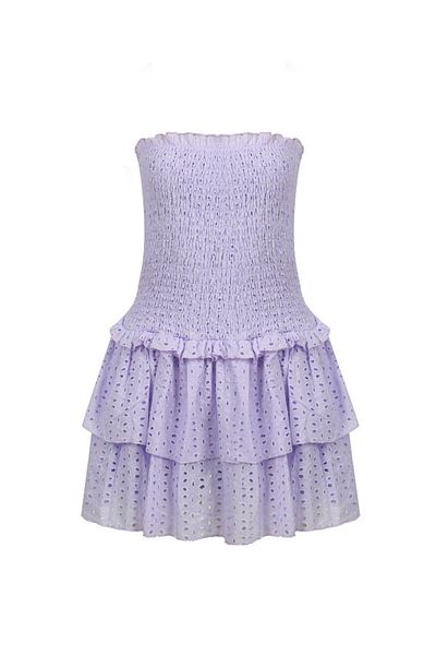 La Sarta Rochie Mov Lucca cu Pantaloni Scurt