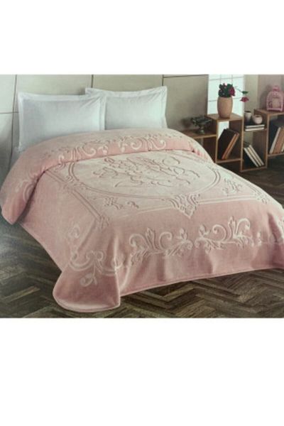 Kristal By Taç Double Blanket - Thick Embos and Embossed