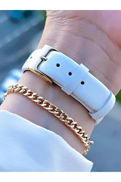 Daniel Klein 3 Atm Water Resistant Retro Vintage Leather Cord Women's Wristwatch and Bracelet Set - Dk13787.4