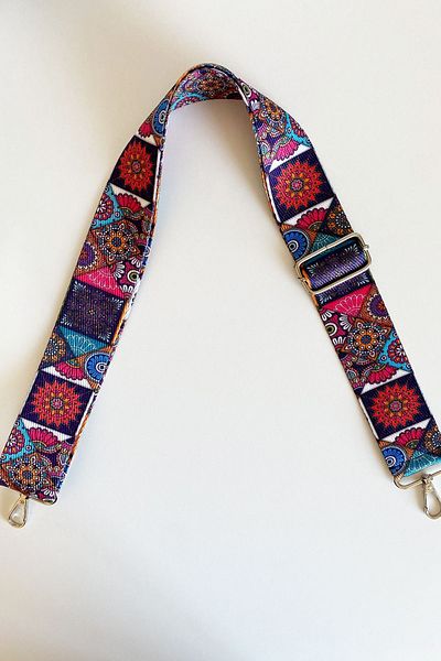 vollen yarn 65 cm Adjustable Ethnic Patterned Bag Handle