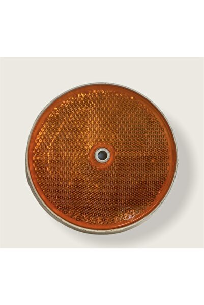 gcstore عاكس بلاستيكي دائري أصفر - قافلة عين القطة/الشاحنة/المقطورة