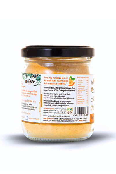 Nature by me Portakal Kabuğu Tozu 70g