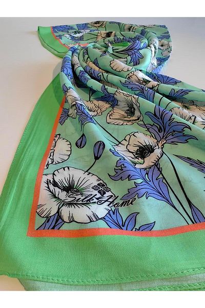Silk Home Σάλι Eco Viscose Μετάξι Σπιτιού - 9022-17