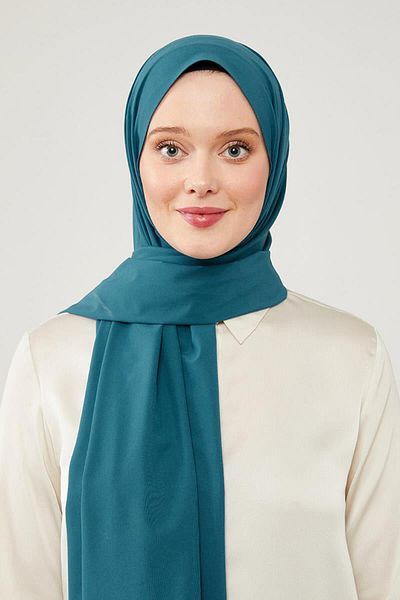 Levidor Elegance Petrol Blue șal simplu cu model