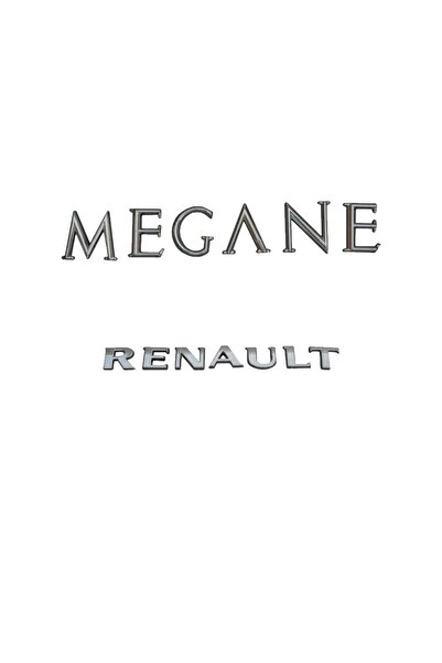 OFMES Megane 2 + Renault Bagaj Yazısı Seti (2 Parça)