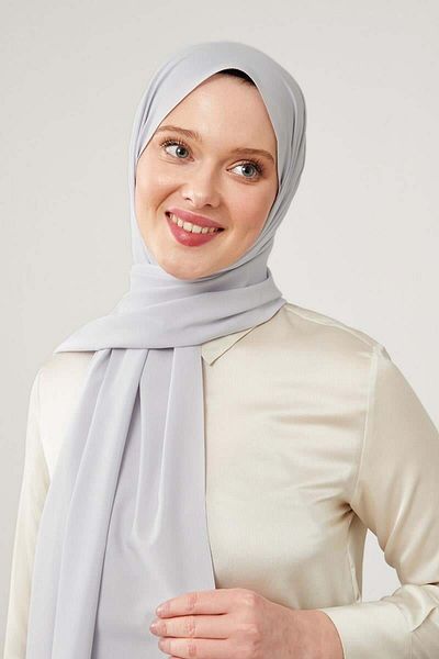 Levidor Şal argintiu cu model simplu Elegance