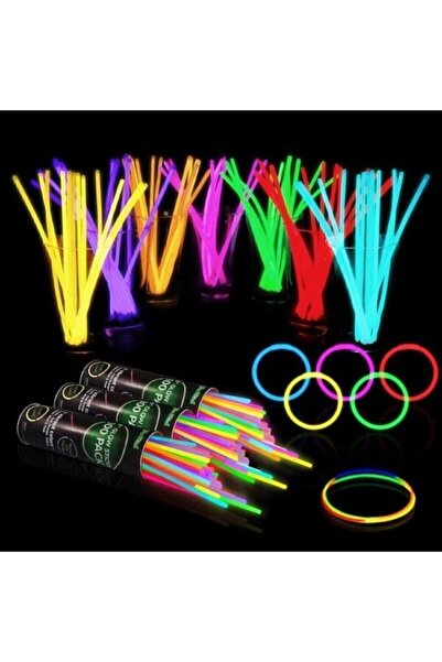 Enjoy Home Fosforlu Çubuk 50 Adet, Işık Saçan Çubuk , Işıklı Bileklik